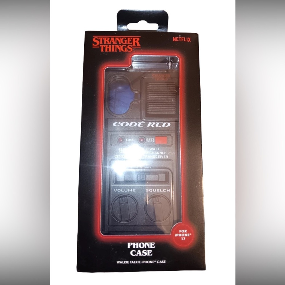 Stranger Things Code Red Walkie iPhone 17 Case